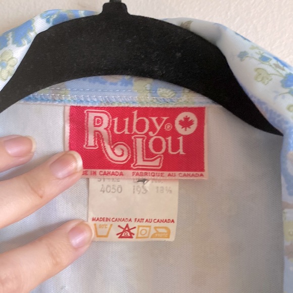 Vintage RubyLou Floral House Dress/Duster - Picture 3 of 7